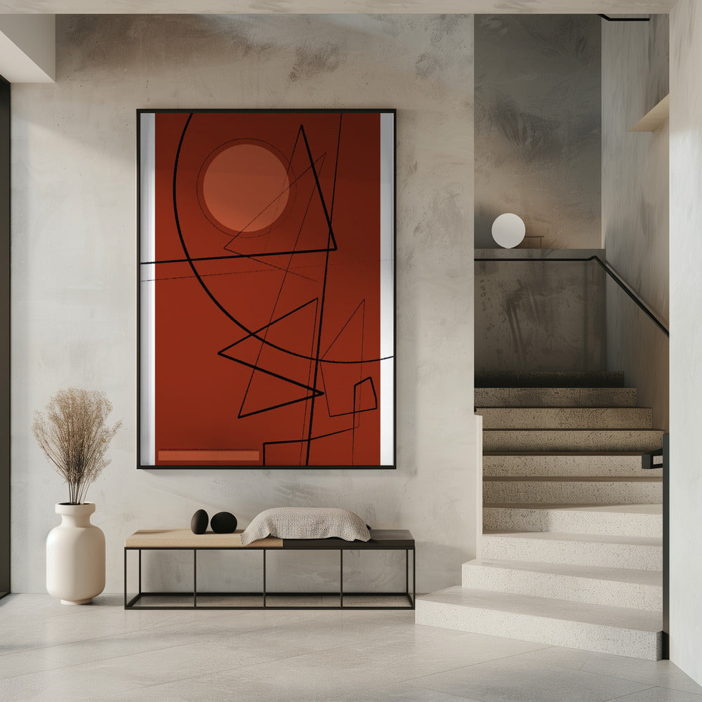 Angular lines No 21 Poster
